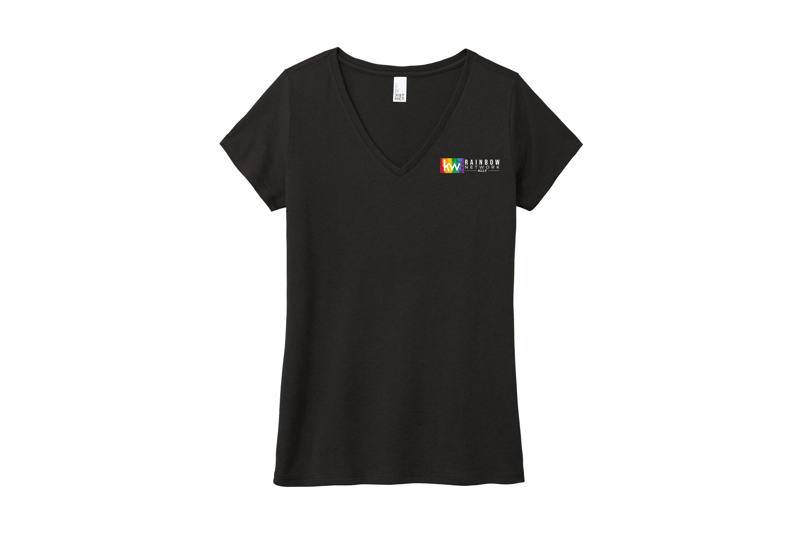 KW Rainbow Network | District ® Women’s Perfect Tri ® V-Neck Tee (Direct To Film) - Image 3