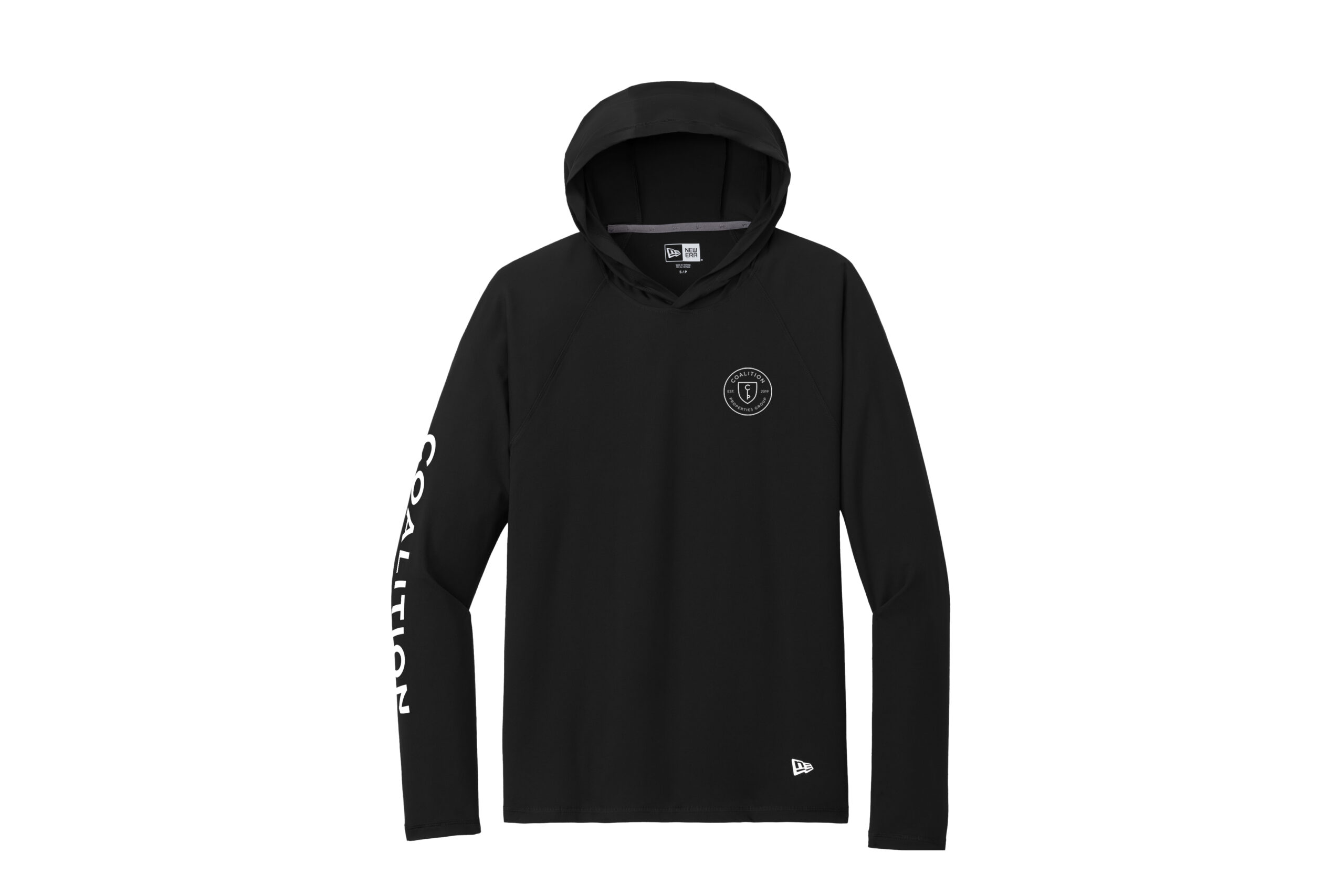 Coalition | New Era® Power Long Sleeve Hoodie - Direct To Film - Image 2