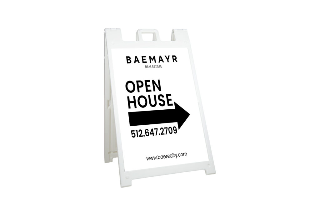 Baemayr Realty | 24x36 Signicade® Deluxe A-Frame Signs