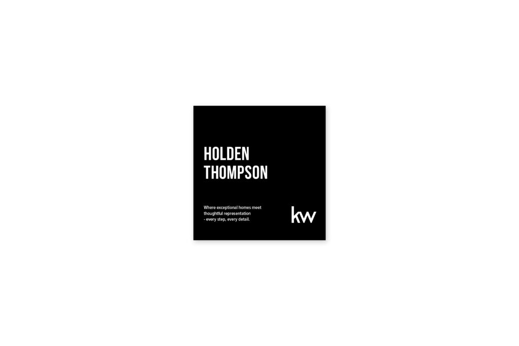 Keller Williams | Agent Proposition Brochure -Black